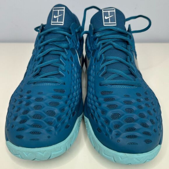Size 13 Nike Rafa Nadal Cage 3 2018 Roland Garros Tennis 918193-300 Blue - Picture 3 of 7